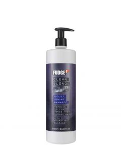 Fudge Clean Blonde Violet-Toning Shampoo, 1000ml.