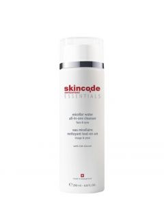 Skincode Micellar Water all-in-one cleanser, 200 ml.