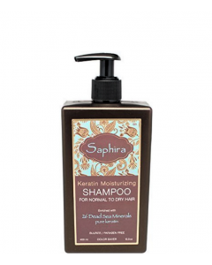 Saphira Keratin Moisturizing Shampoo Normal/Dry Hair, 400 ml.
