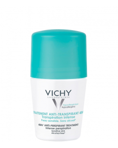 Vichy Intensive 48H Anti-Perspirant Roll-on, 50 ml.